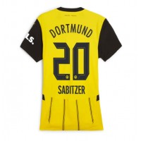 Borussia Dortmund Marcel Sabitzer #20 Fotballklær Hjemmedrakt Dame 2024-25 Kortermet